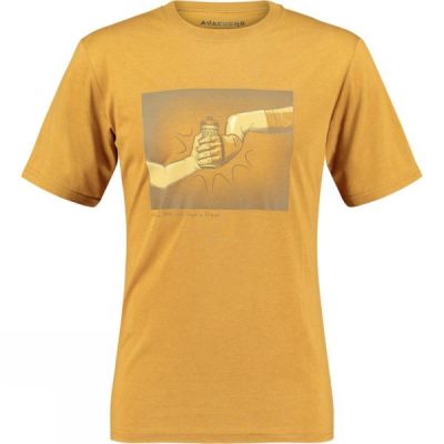 Playeras Ayacucho Sticky Bottle Hombre - Amarillo - Chile FYM352498